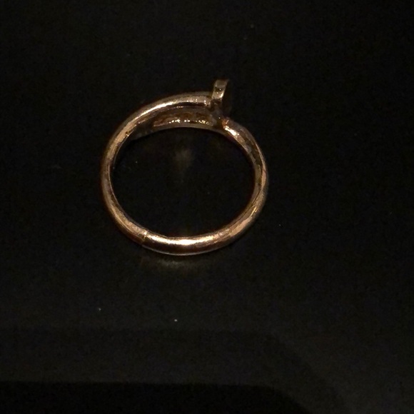 Gold Nail Ring (K17) - Picture 9 of 9